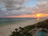 Sunset from the balcony