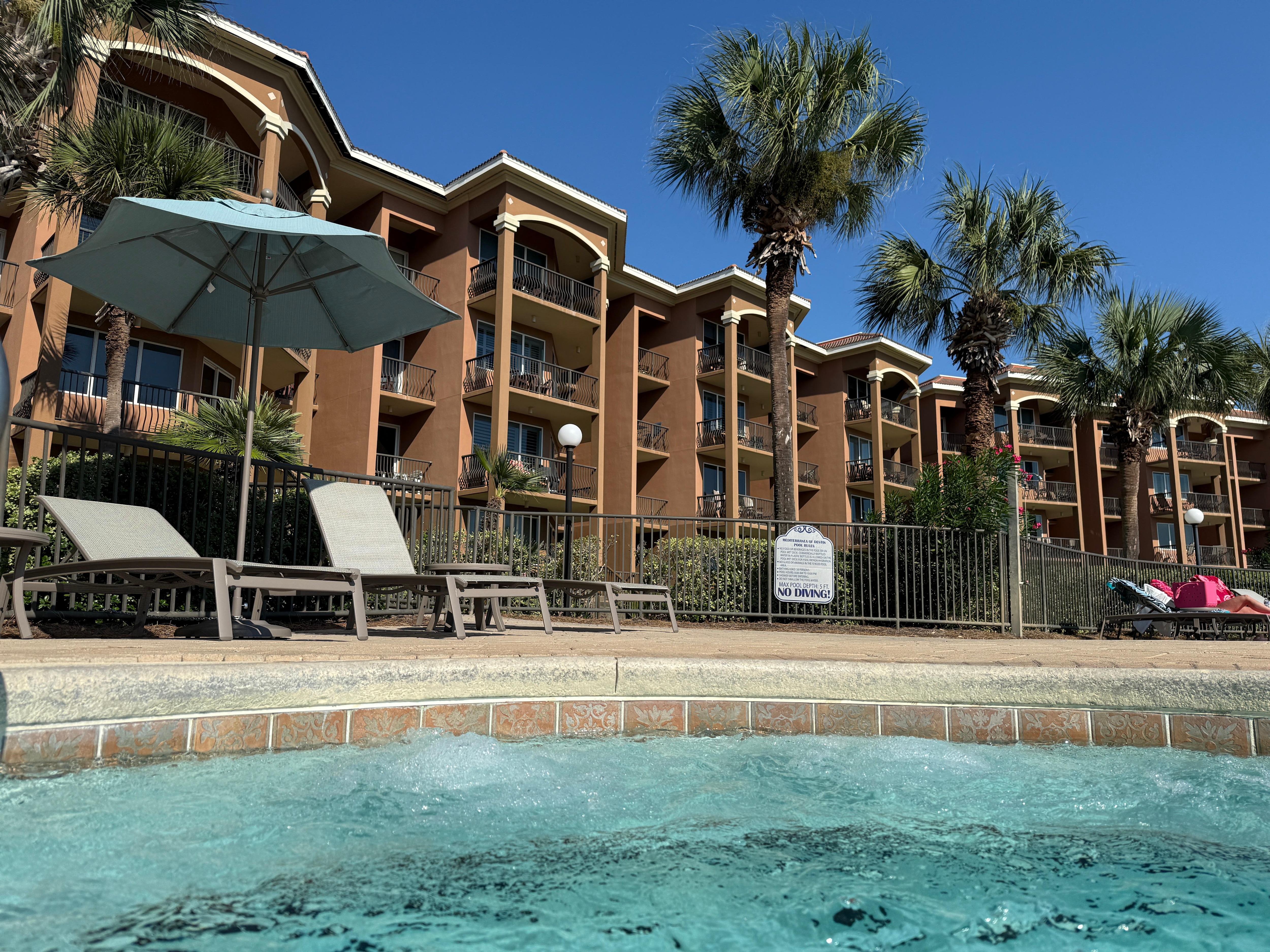 Nice view from the jacuzzi 