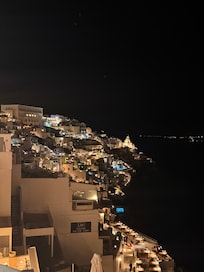 Night time view from the suite courtyard