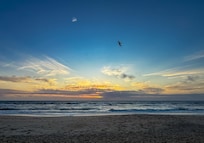 Sunrise off the beach access