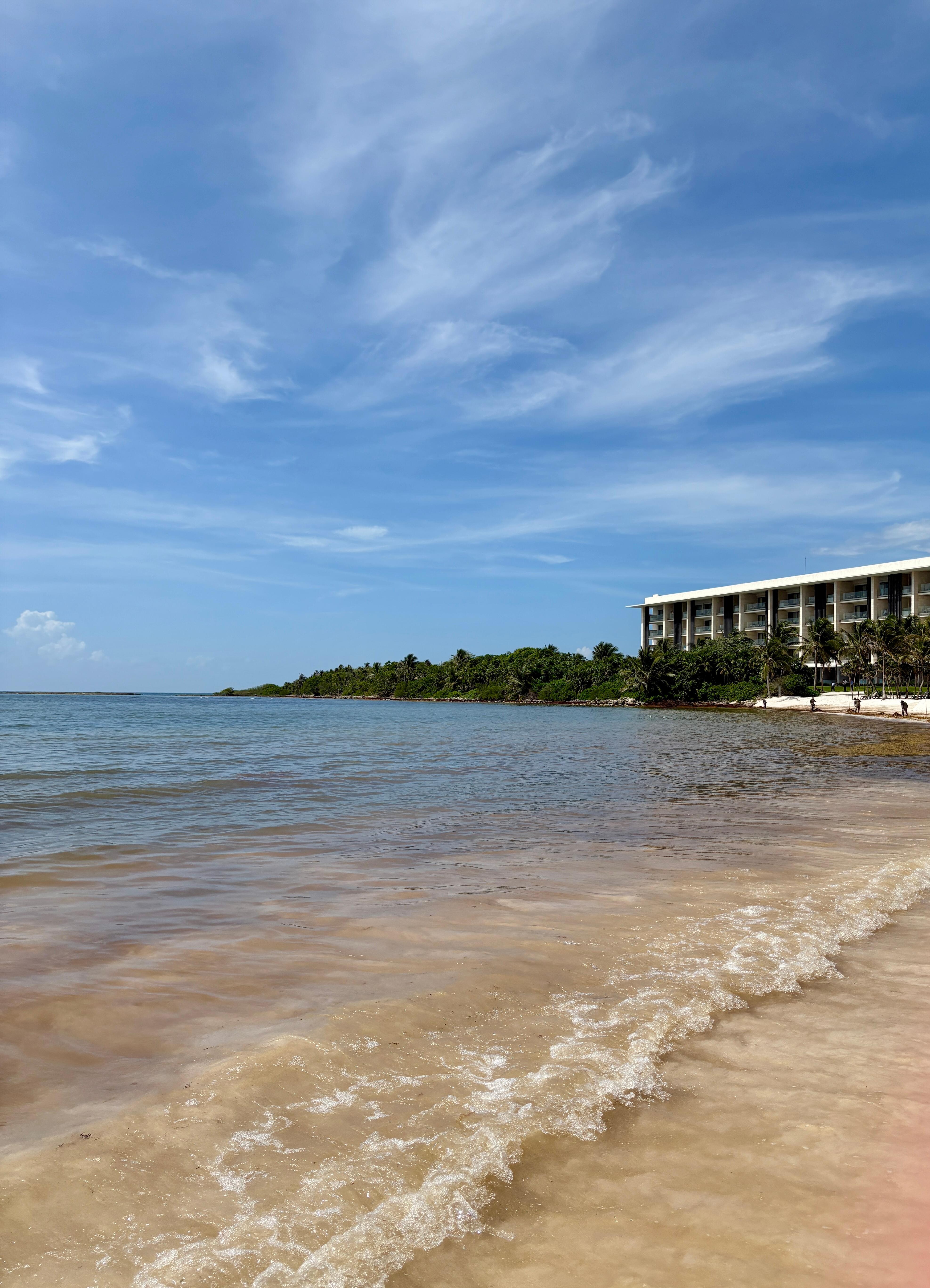 View from the beach
