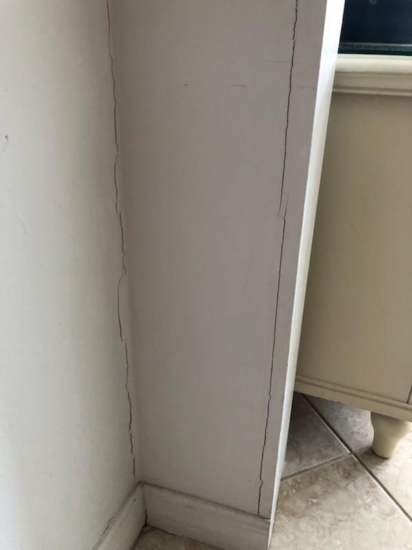 current condition of the walls