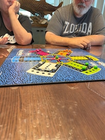 Game night at the table
