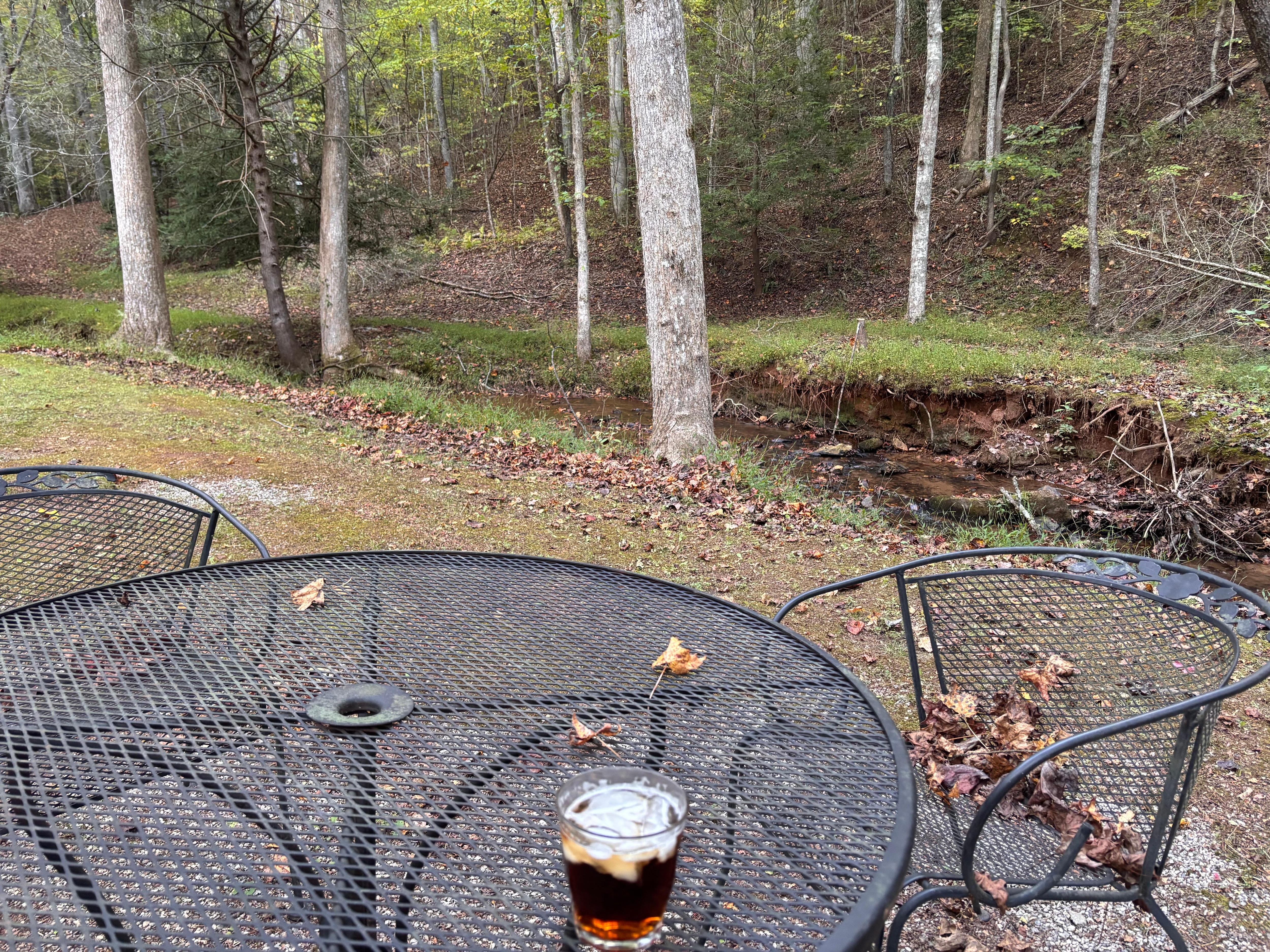 Sitting by the creek