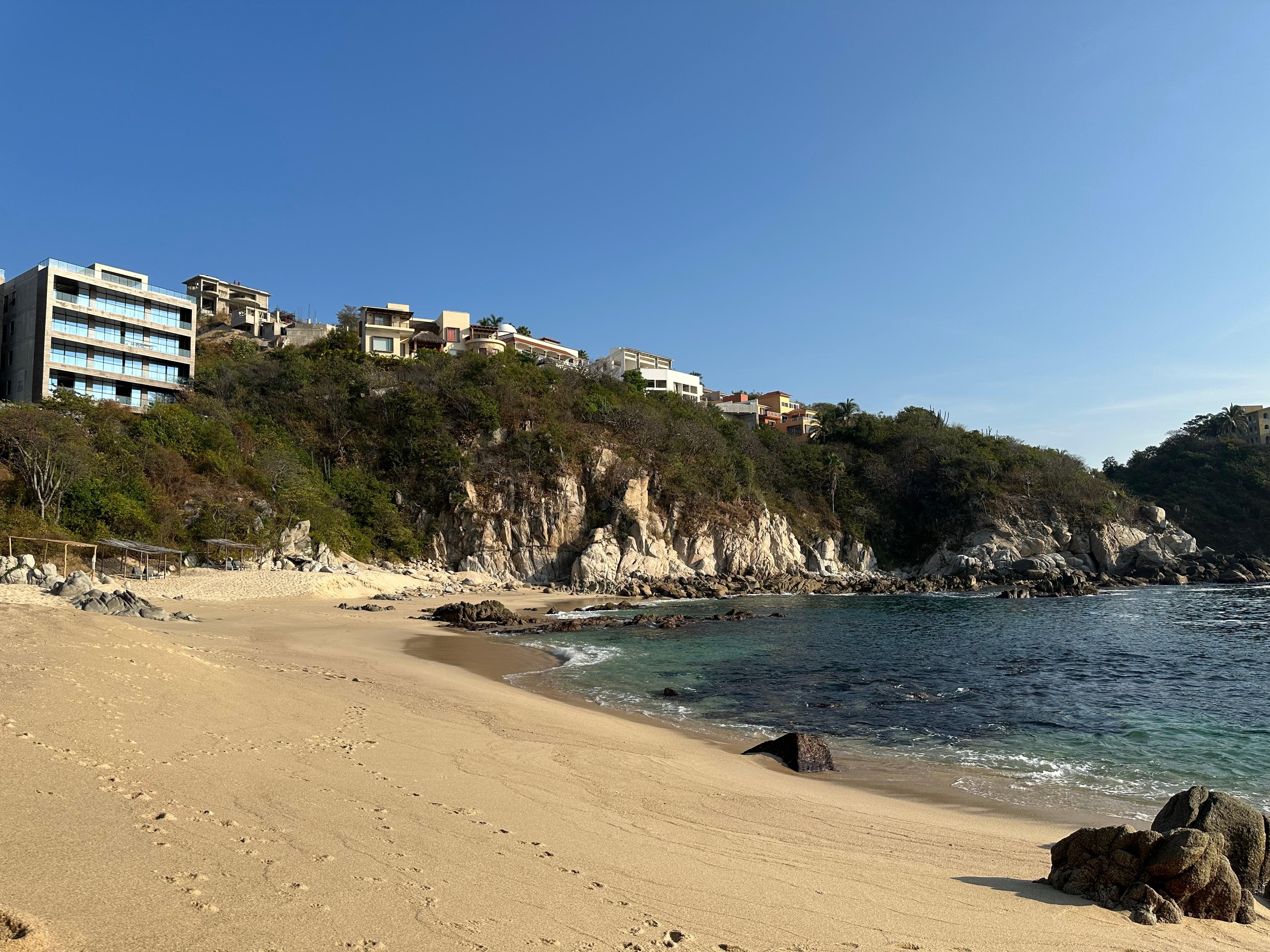 Playa hermosa para nadar