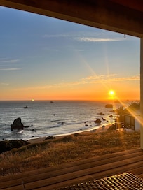 Sunset from the deck.