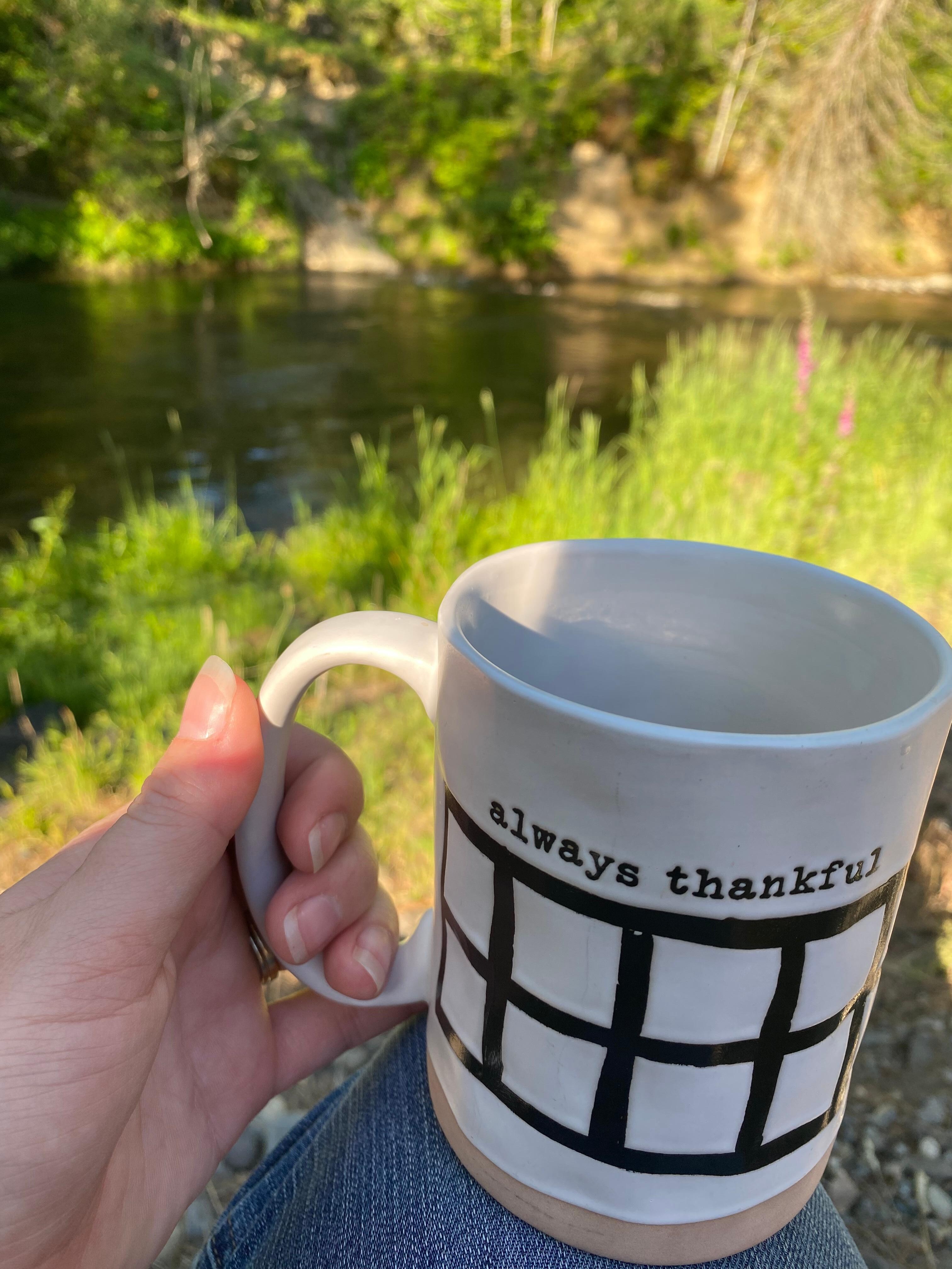 Peaceful morning watching nature before a packed day