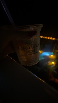 Grabbed a drink from the pool bar, loved the indoor pool and hot tub and our view from the balcony.