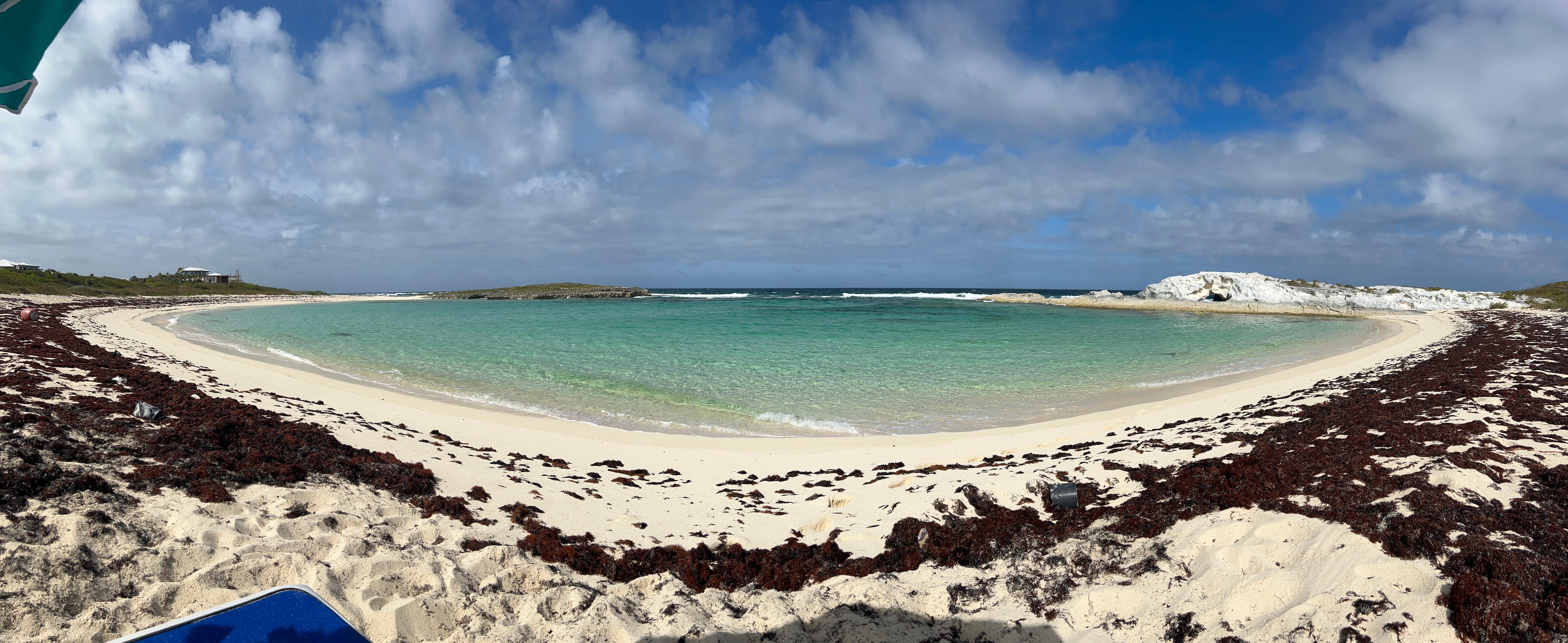 Pano of cove from our beach