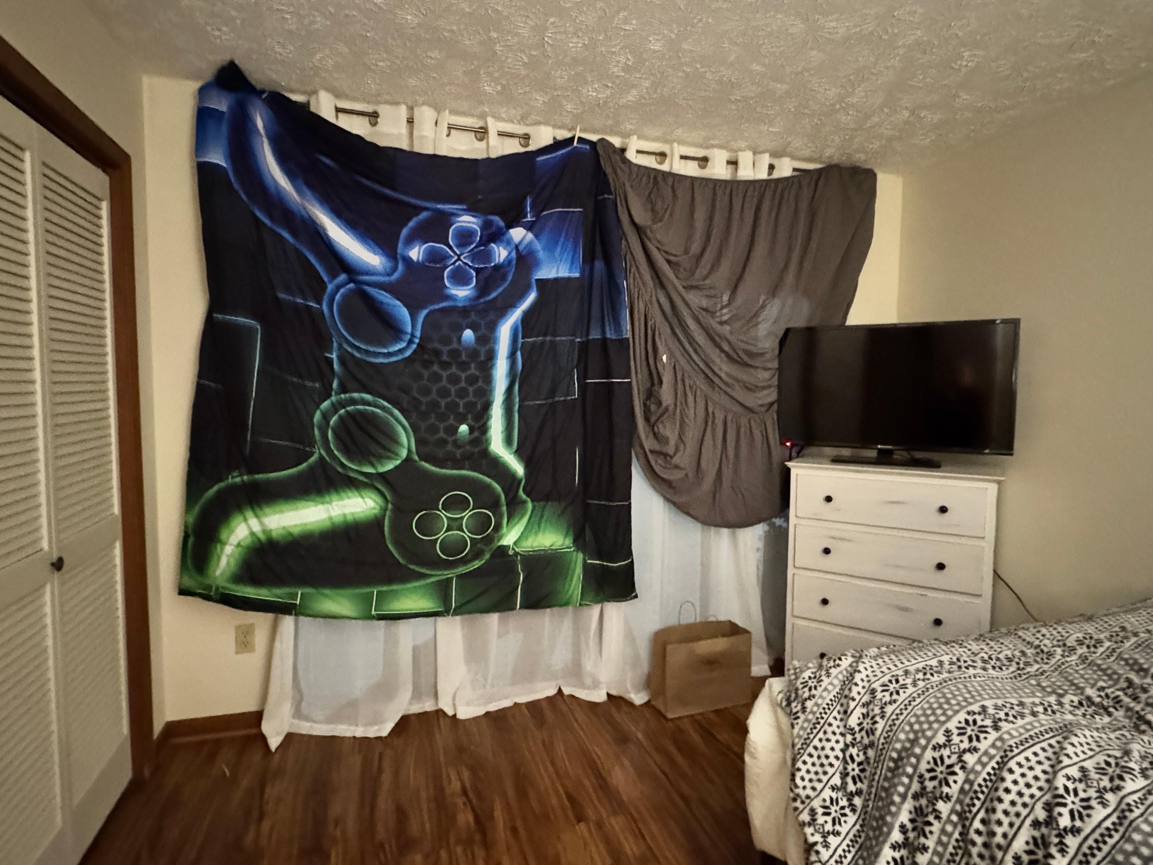 The light is so bright we had to find a way to keep the light out of the room. Kids didn’t sleep well for the first 3 night and it was noticeable 