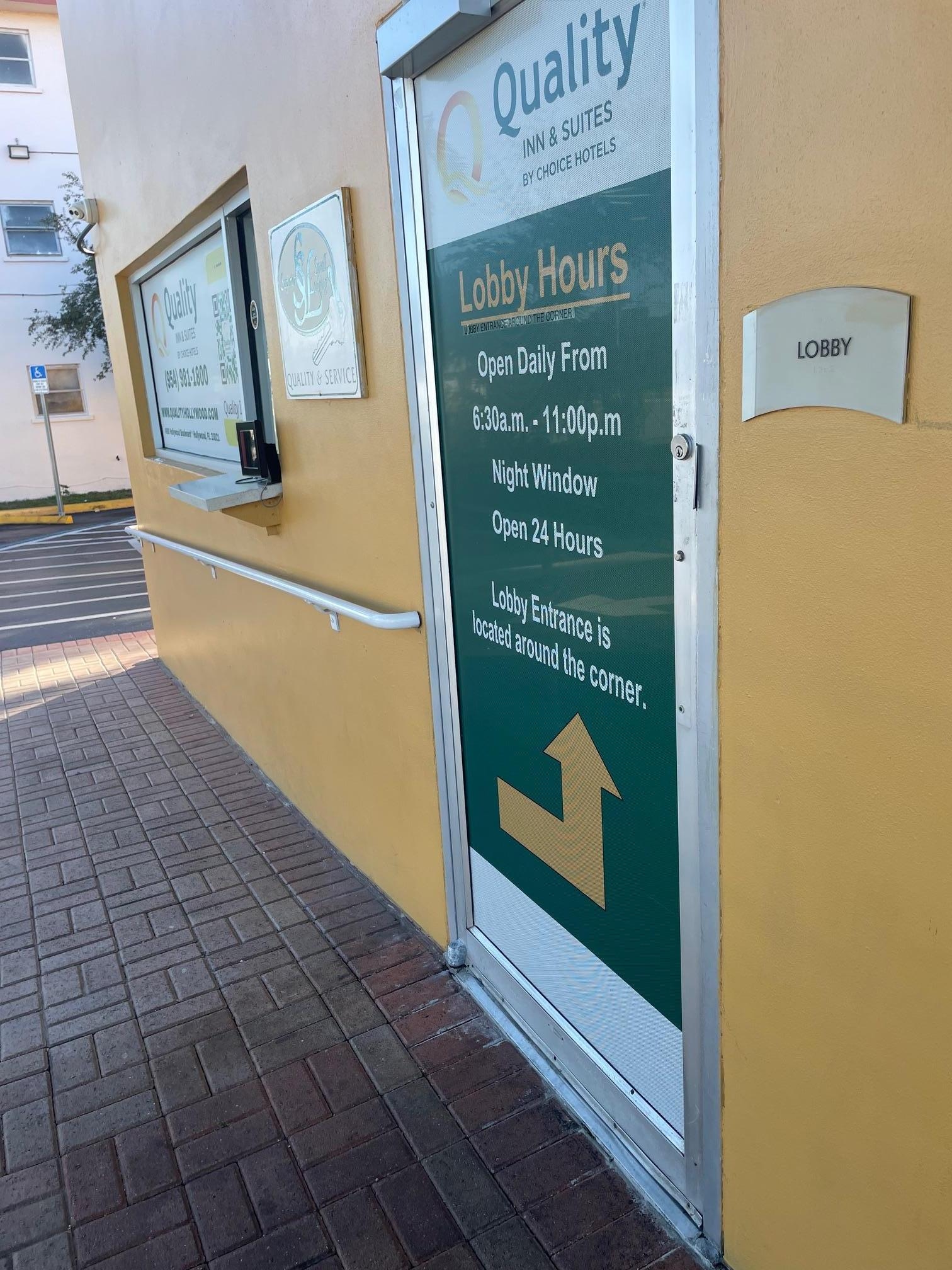 The front door / entrance area