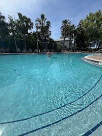 First day at the pool.