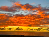 Sunset on the beach
