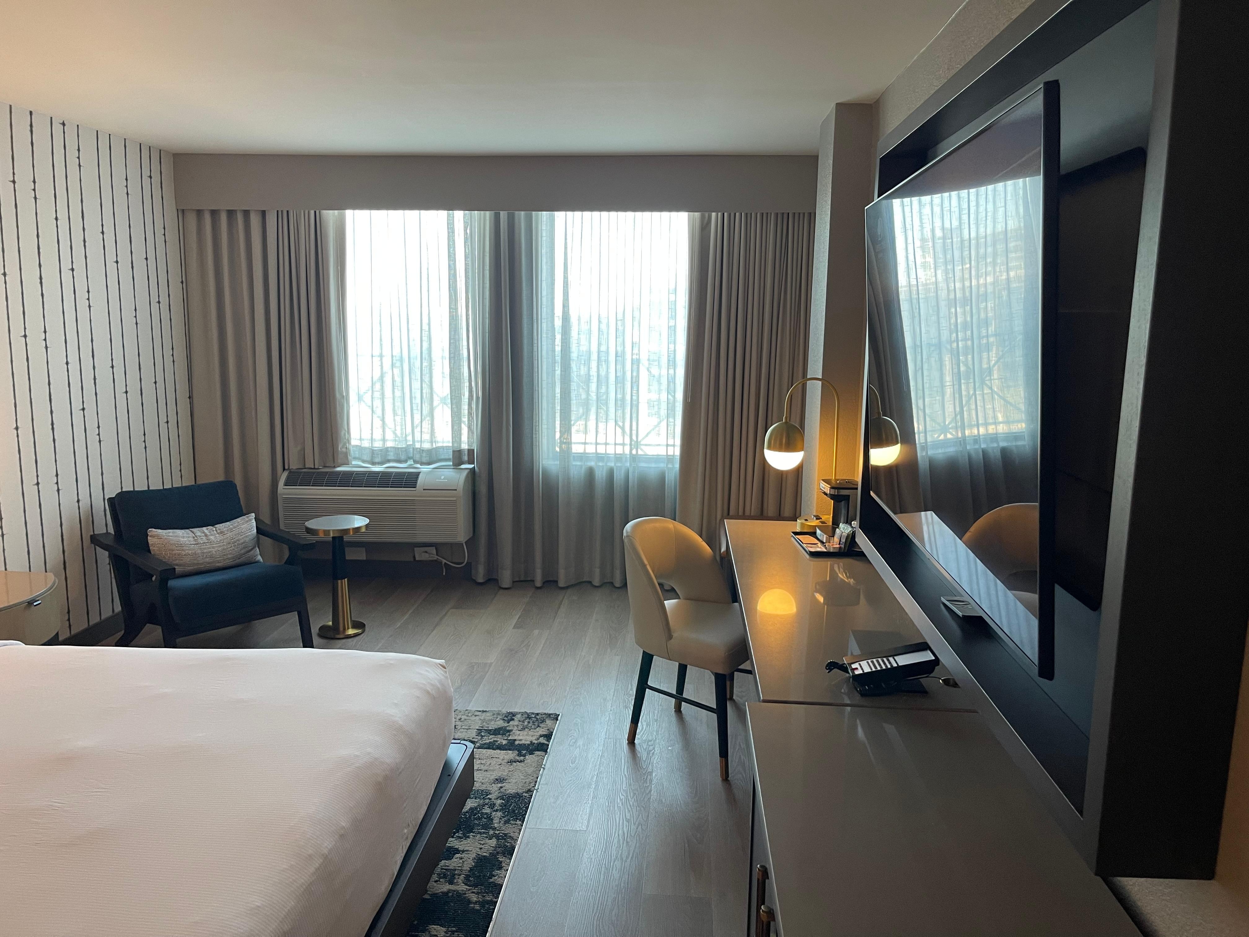 King room layout from entrance 