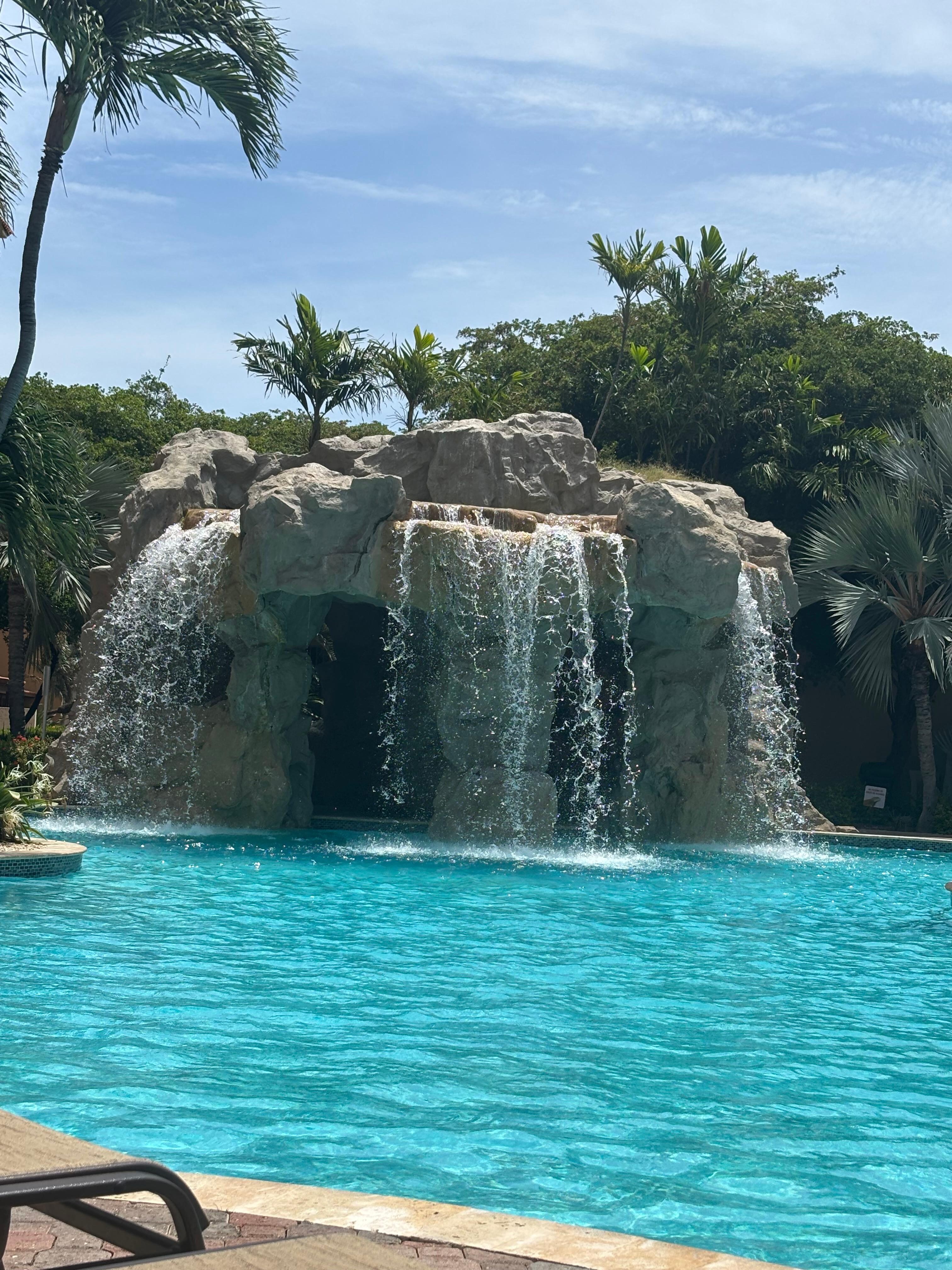 The waterfall pool