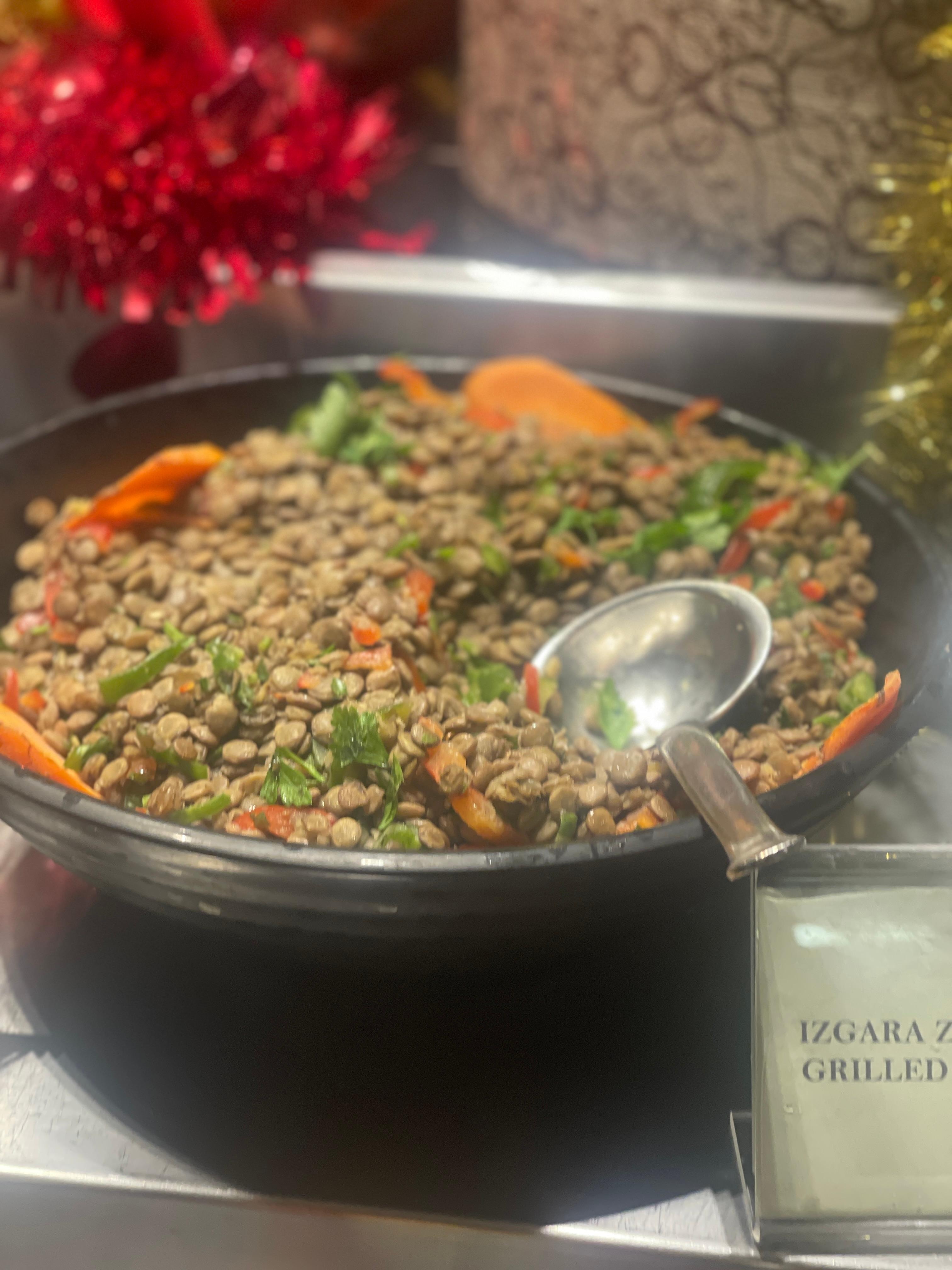 The same dish with the same old food in it was reportedly on the table for 3-4 days in a row 