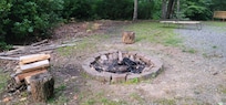Firepit ready to go