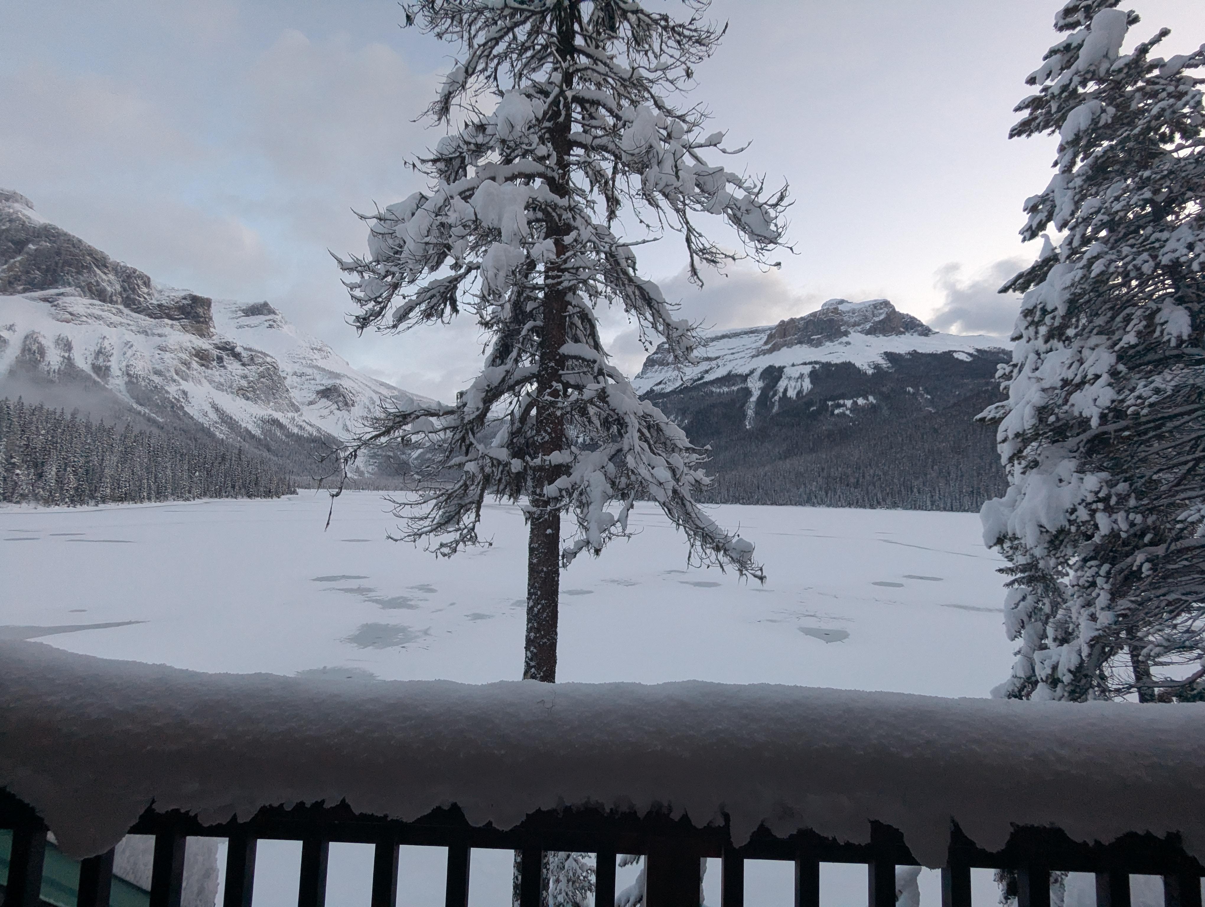 Lakeview room's balcony 