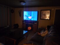 Arrived late, and turned on the ambience! The 9 hour drive was very welcoming!