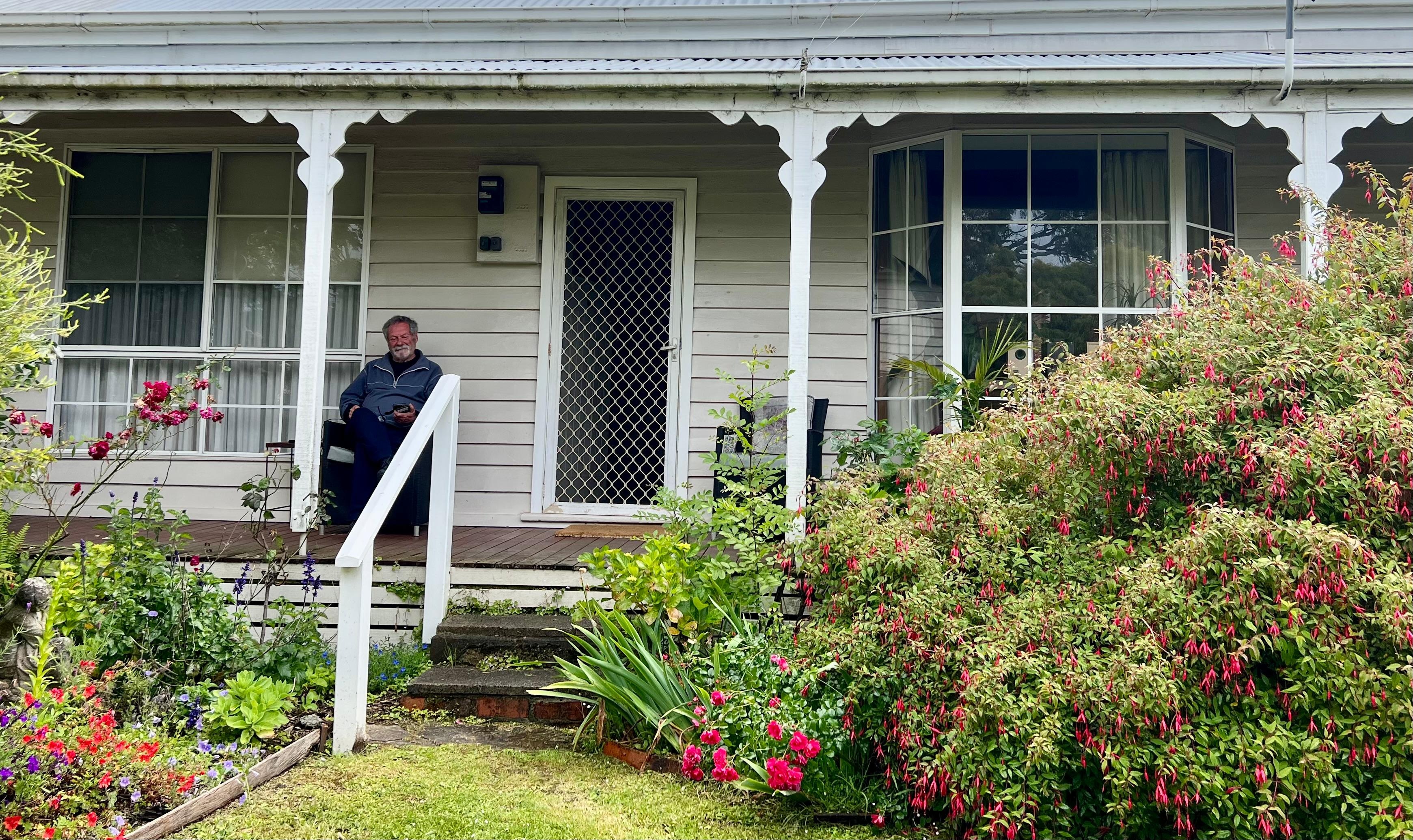 Front of house with large verandah