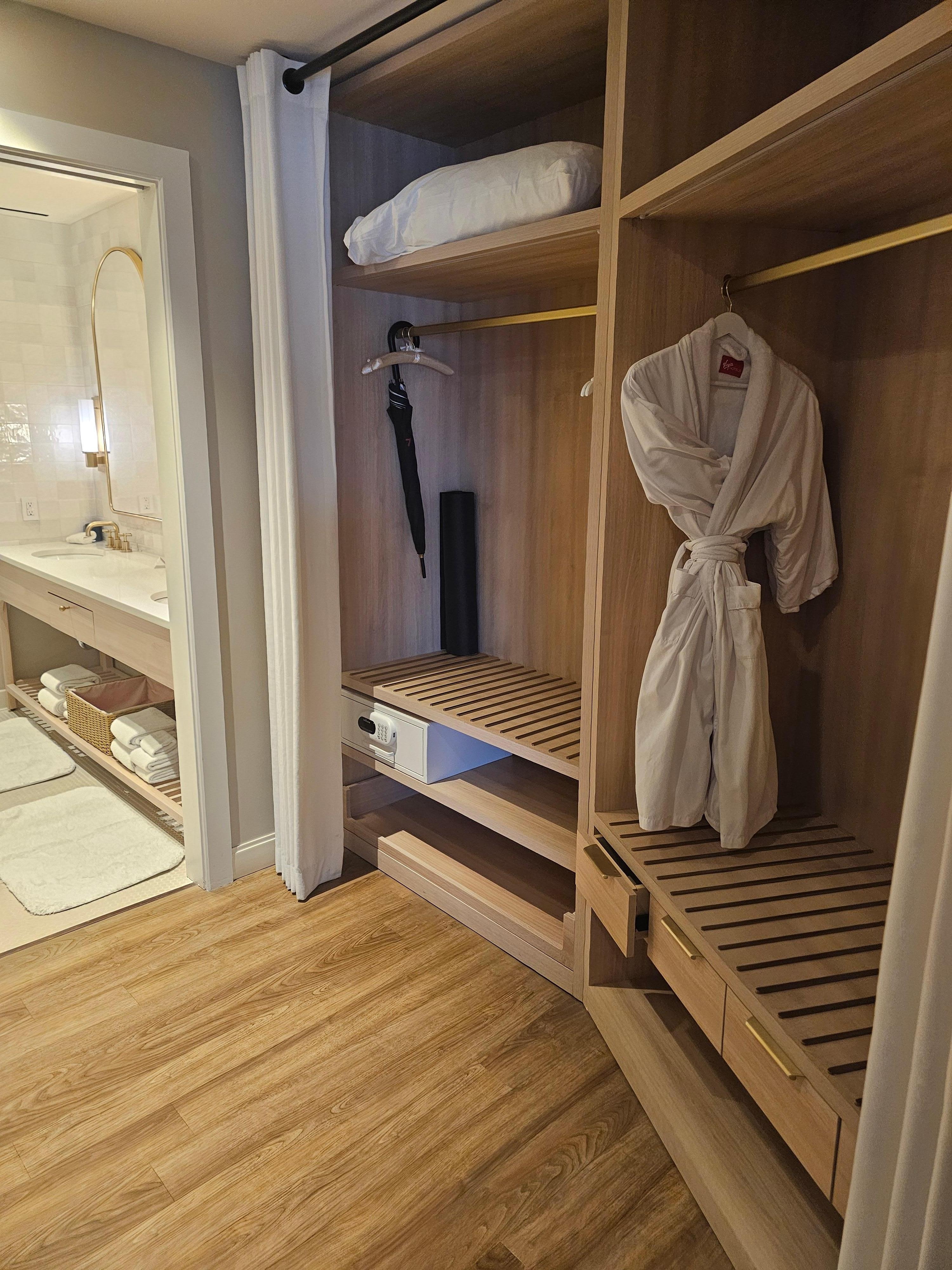 Closet in room