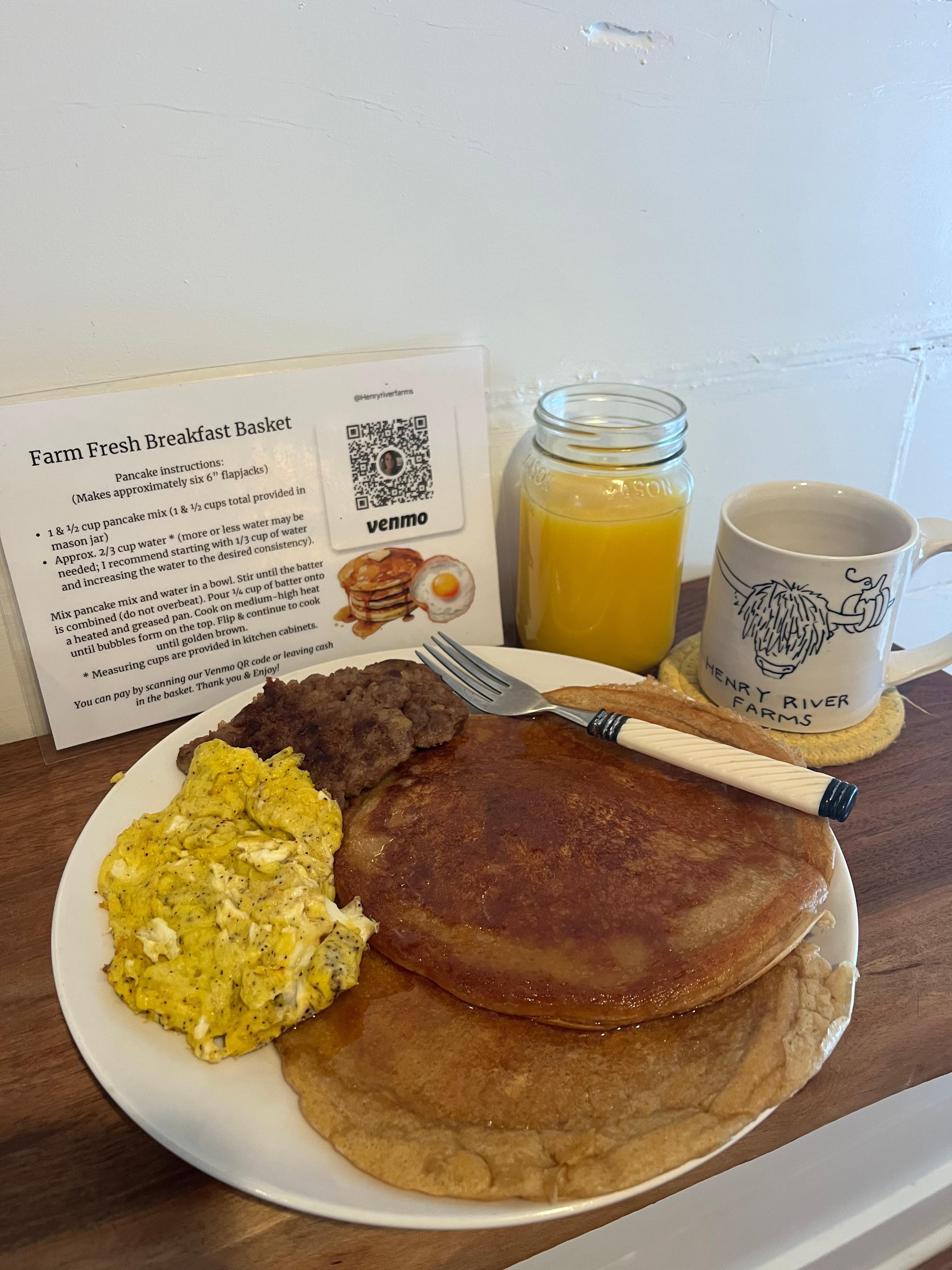 Farm fresh breakfast!