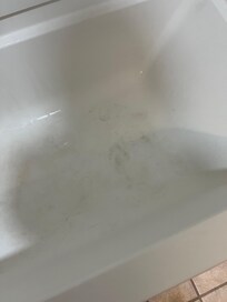 Dirty bathtub