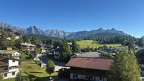 Blick vom Balkon