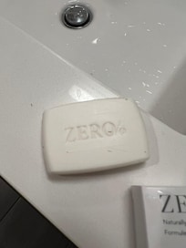 soap bar with shaved hairs