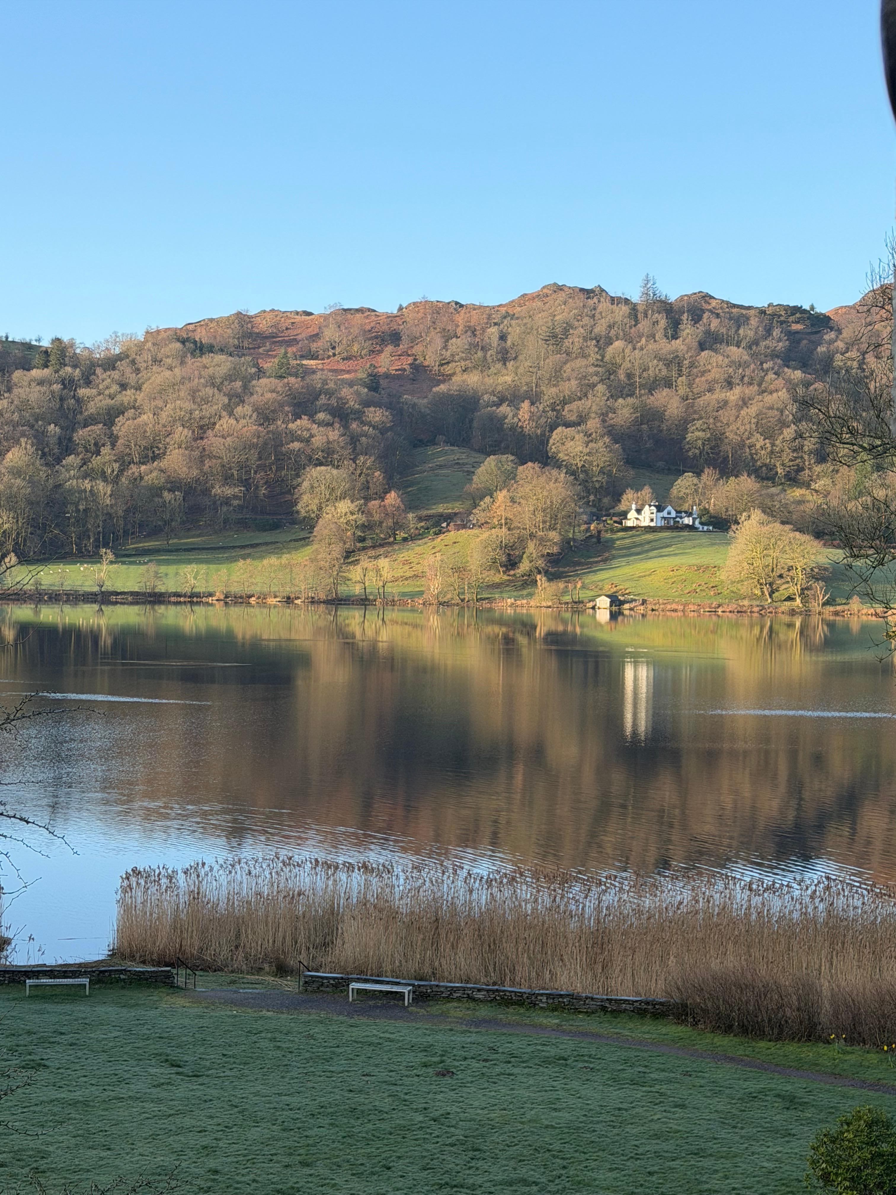 View was amazing from our room (Lake View)