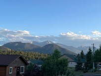 View from master bedroom/back patio