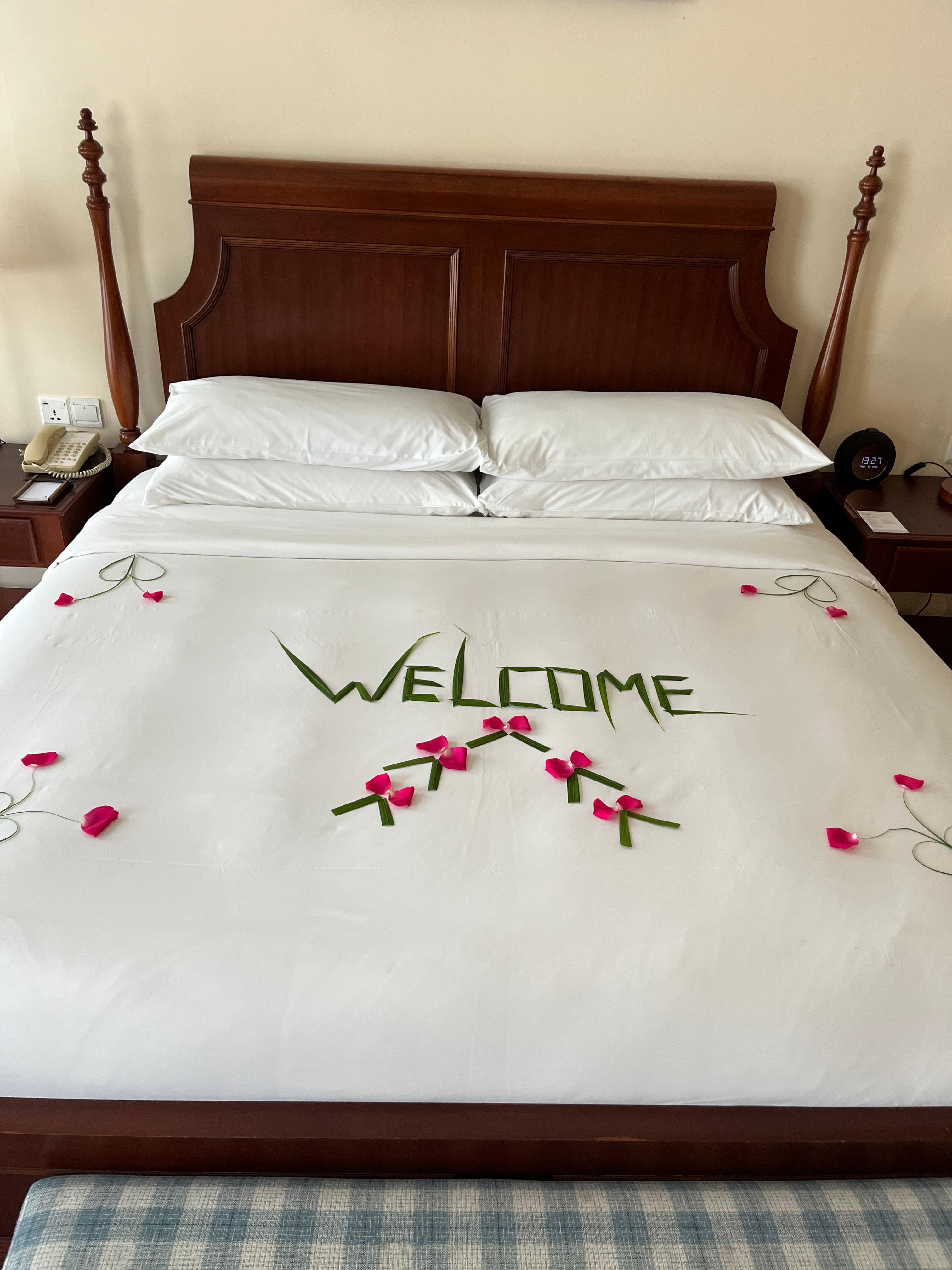 Comfortable king bed