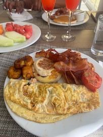Made to order omelette