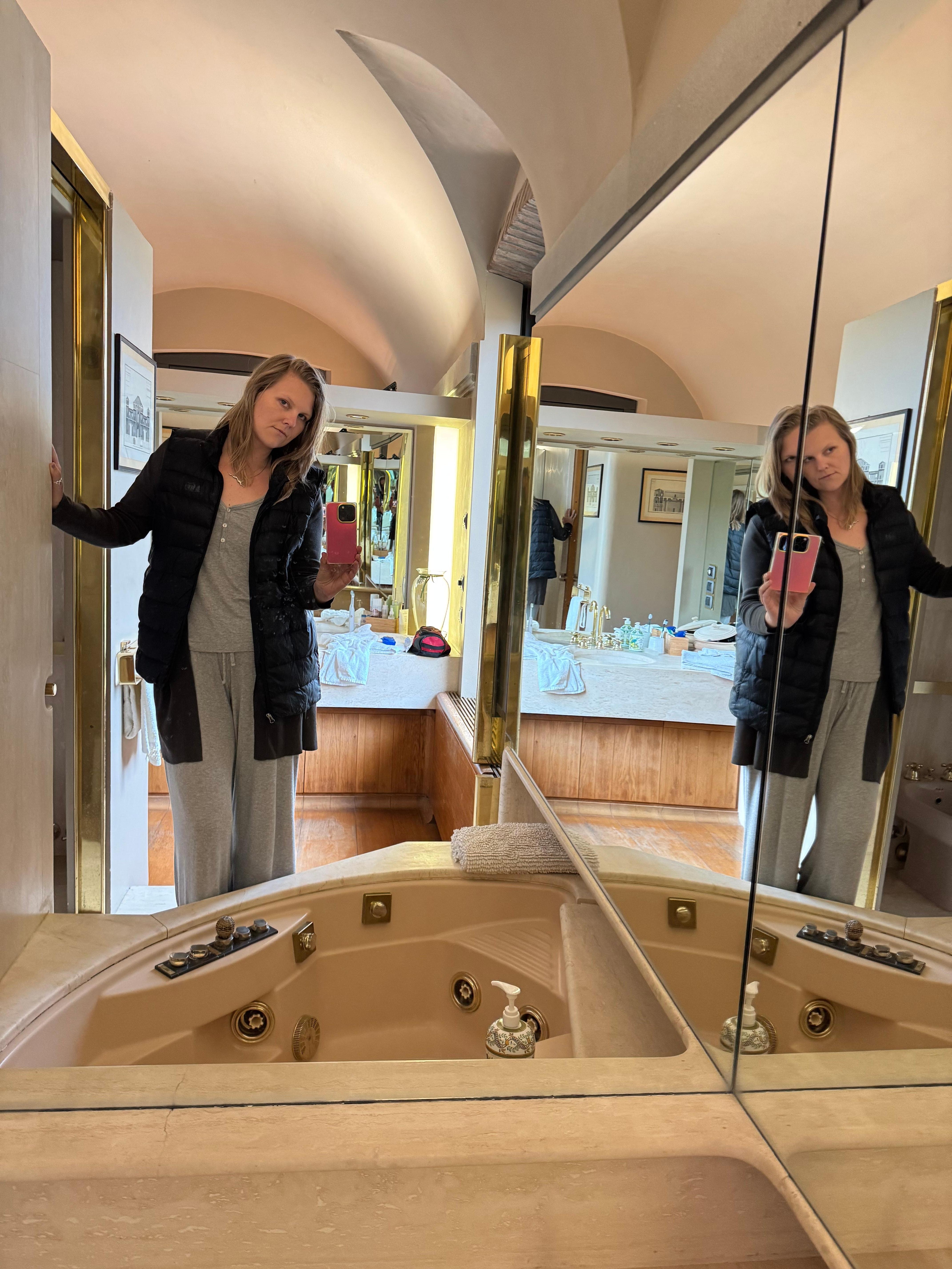 The only photo I took was with the bathtub! 