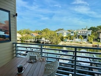 Coffee in the morning with beautiful view