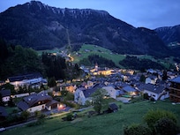 Evening view from balcony