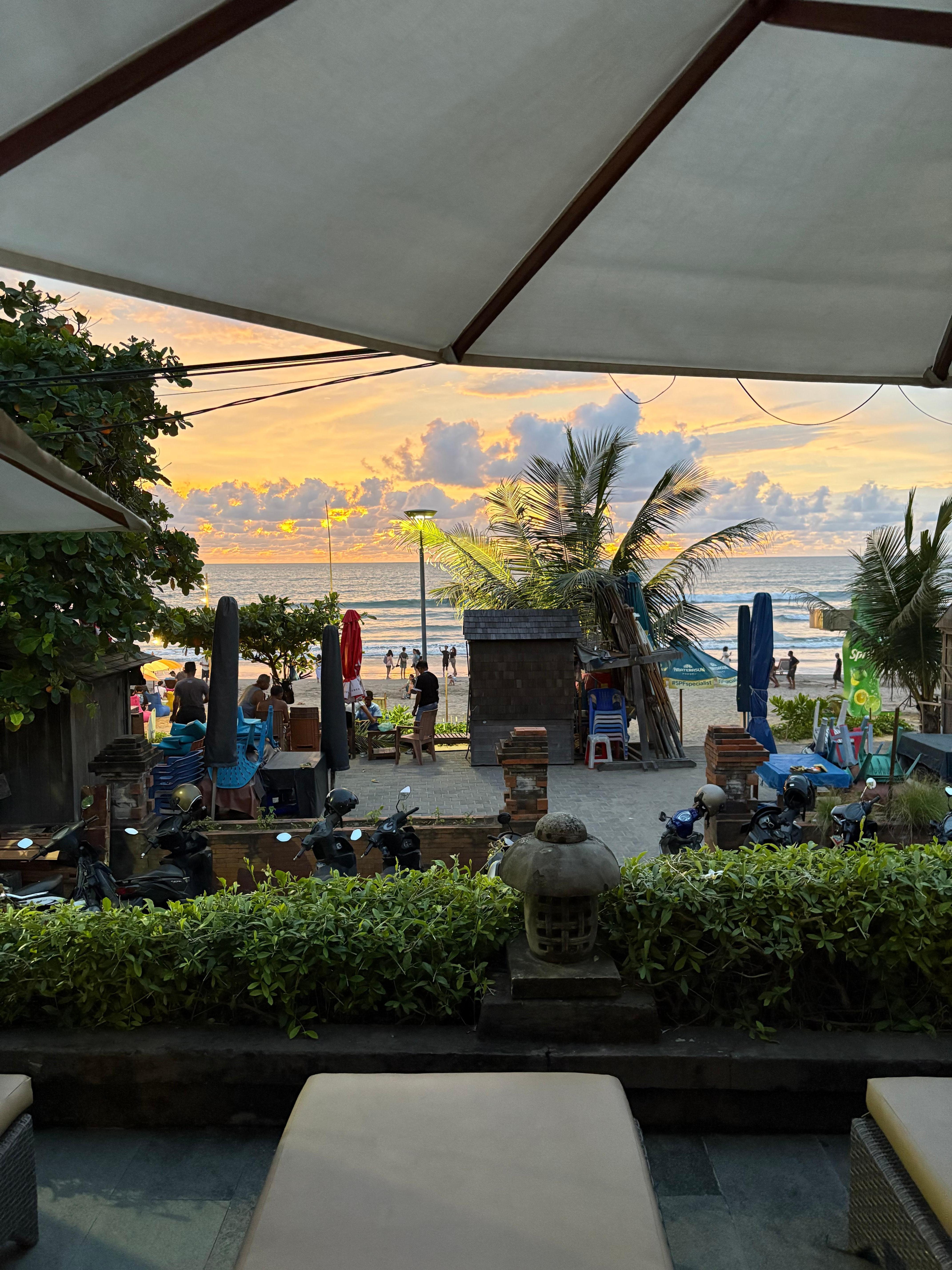 View from the pool deck