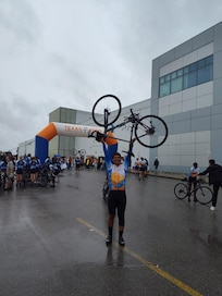 Finish line at last - 4000 miles in 70 days!!!!