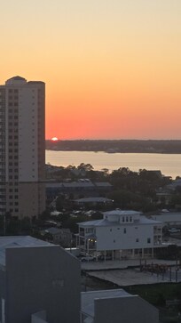 Sunset from the balcony