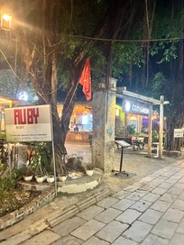 Cozy garden is the on site cafe