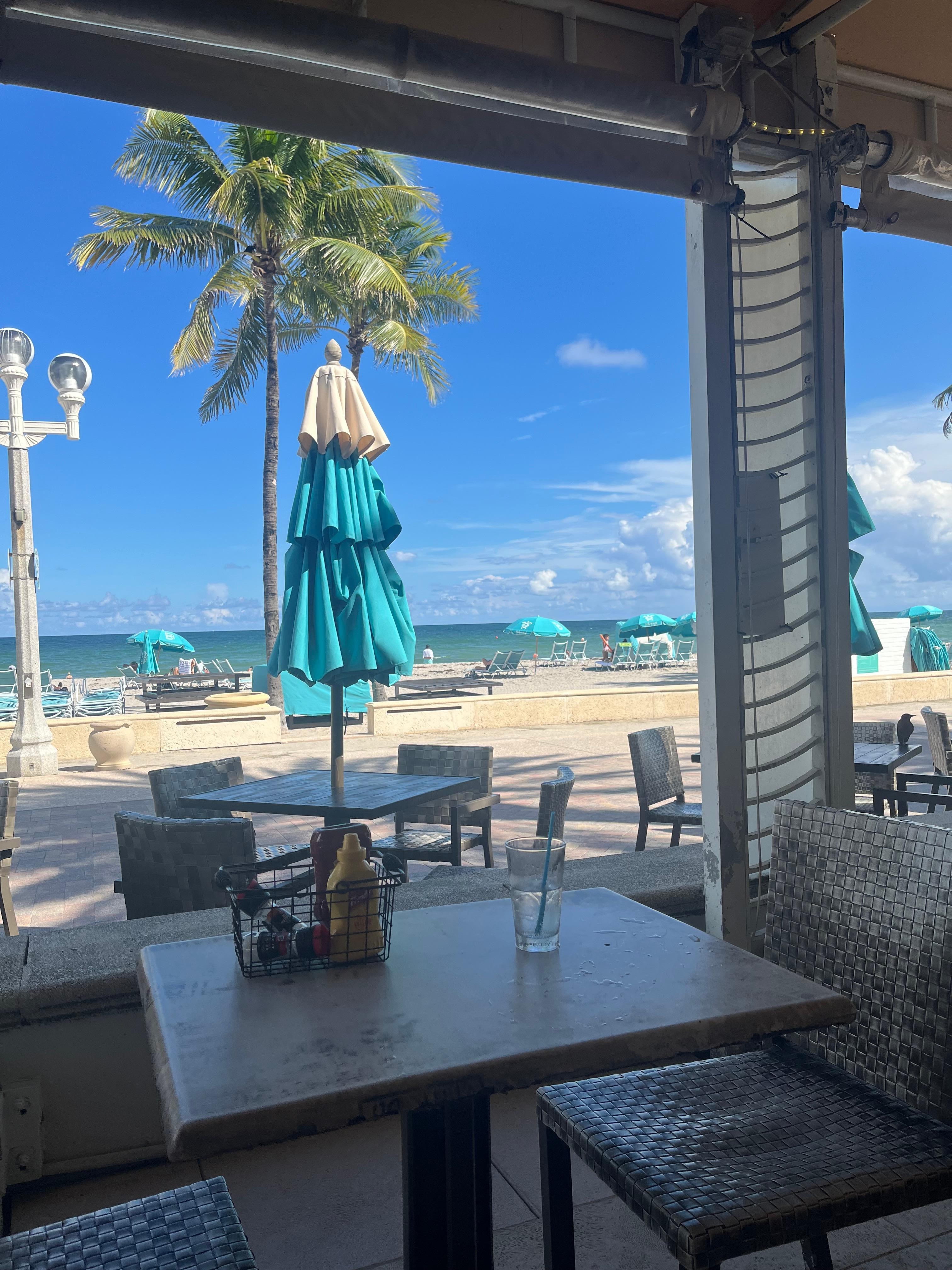 From the bar our lunch