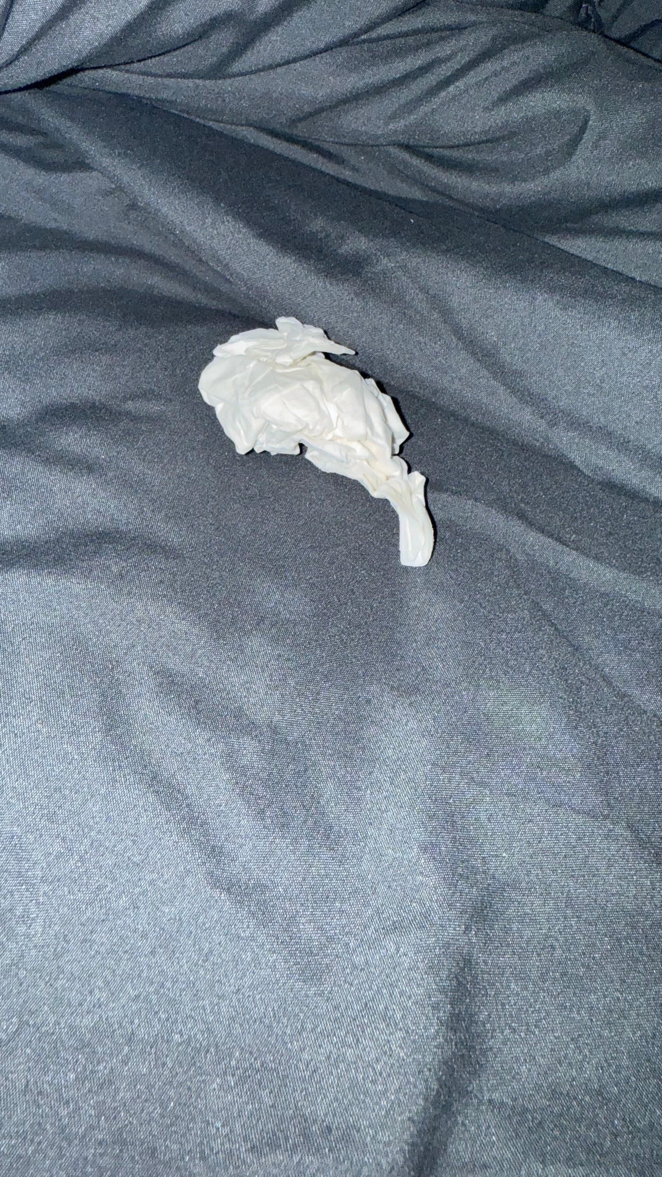 Tissue in bed