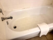 Mold around tub
