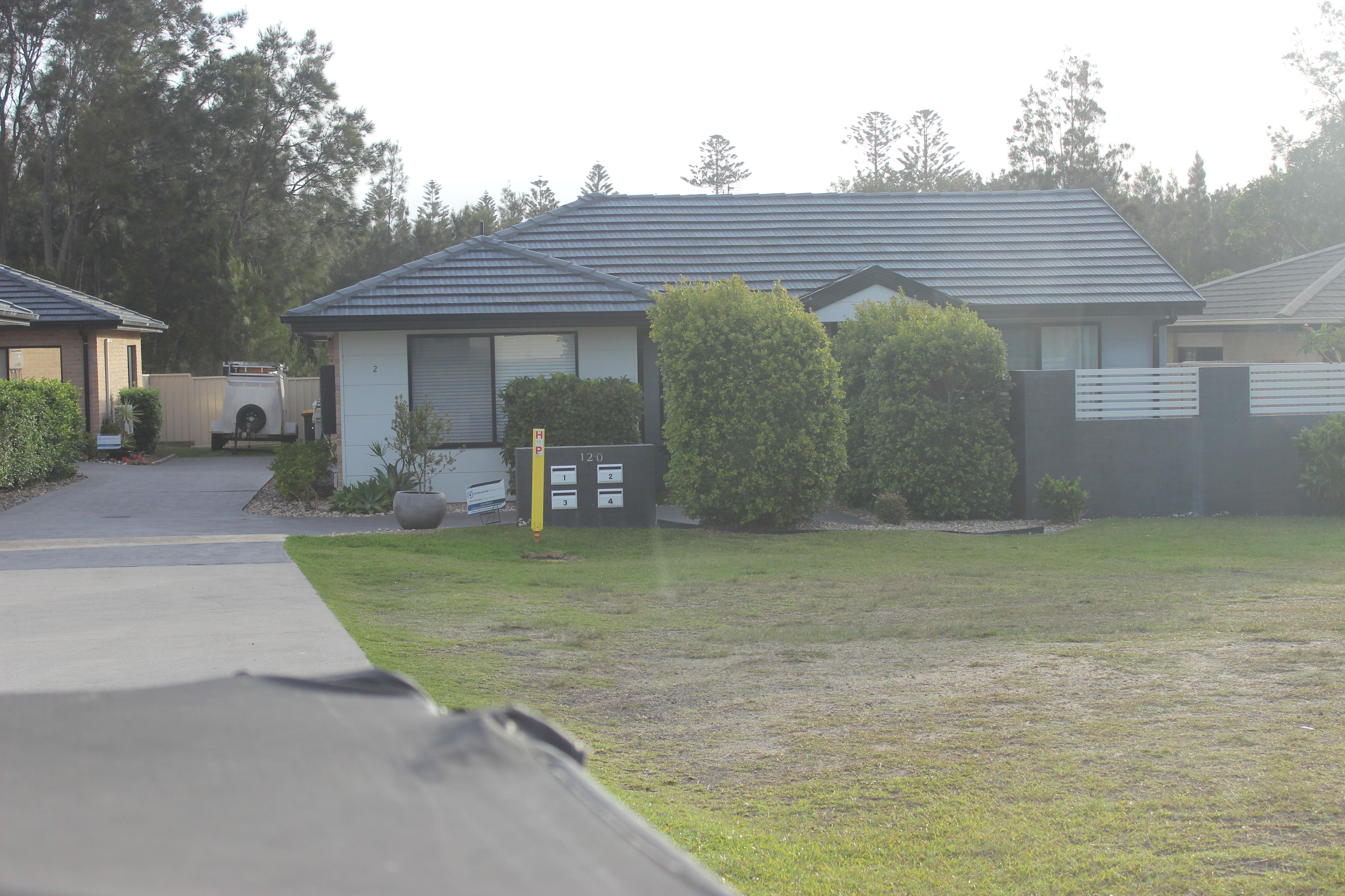 Set off the street a little which makes it fairly quiet from the traffic.