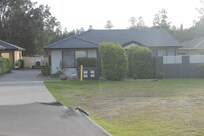 Set off the street a little which makes it fairly quiet from the traffic.