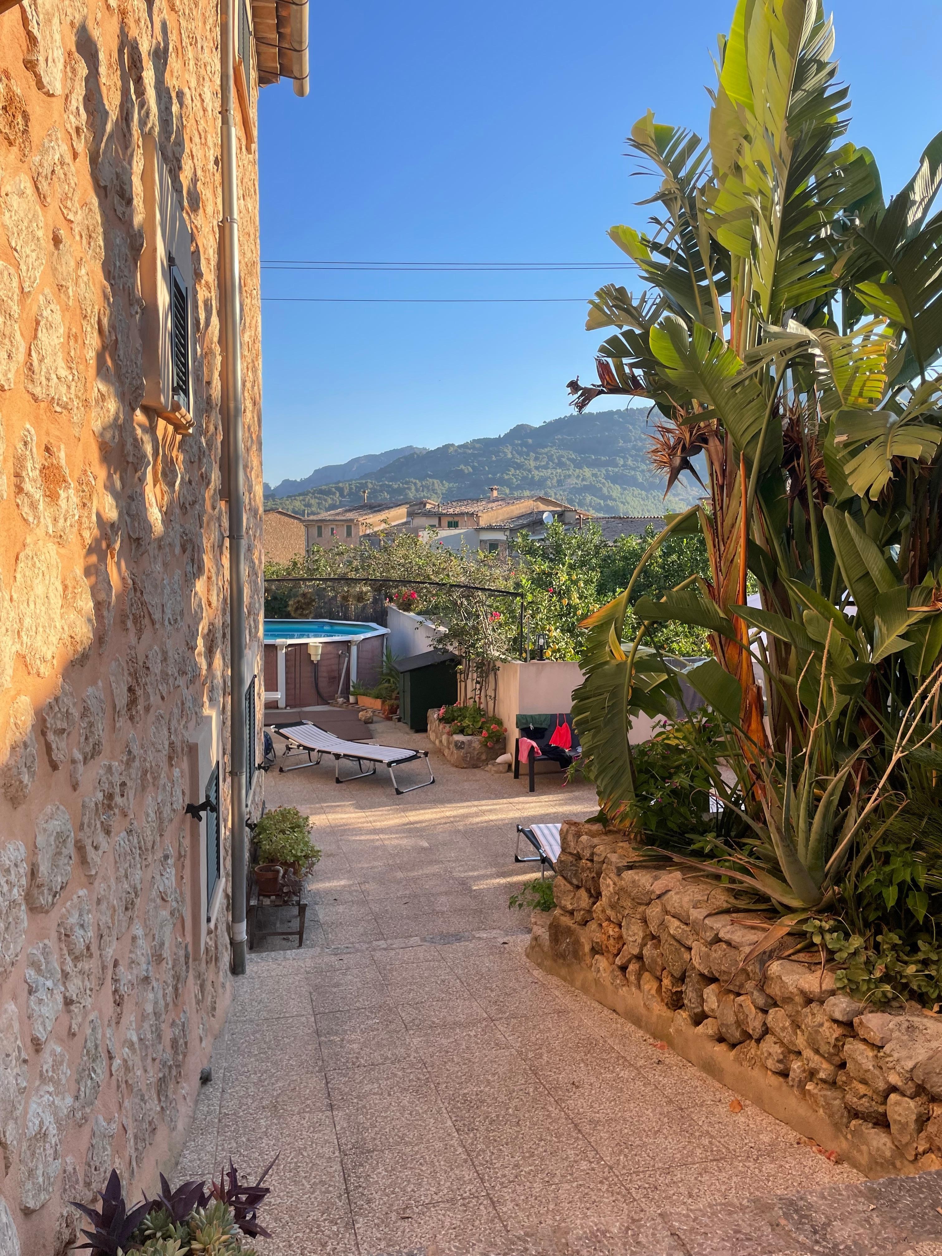 A view from the house