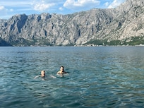 Refreshing afternoon swim.