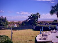 View of ocean from balcony
