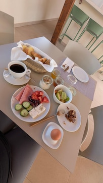 Breakfast that's included.