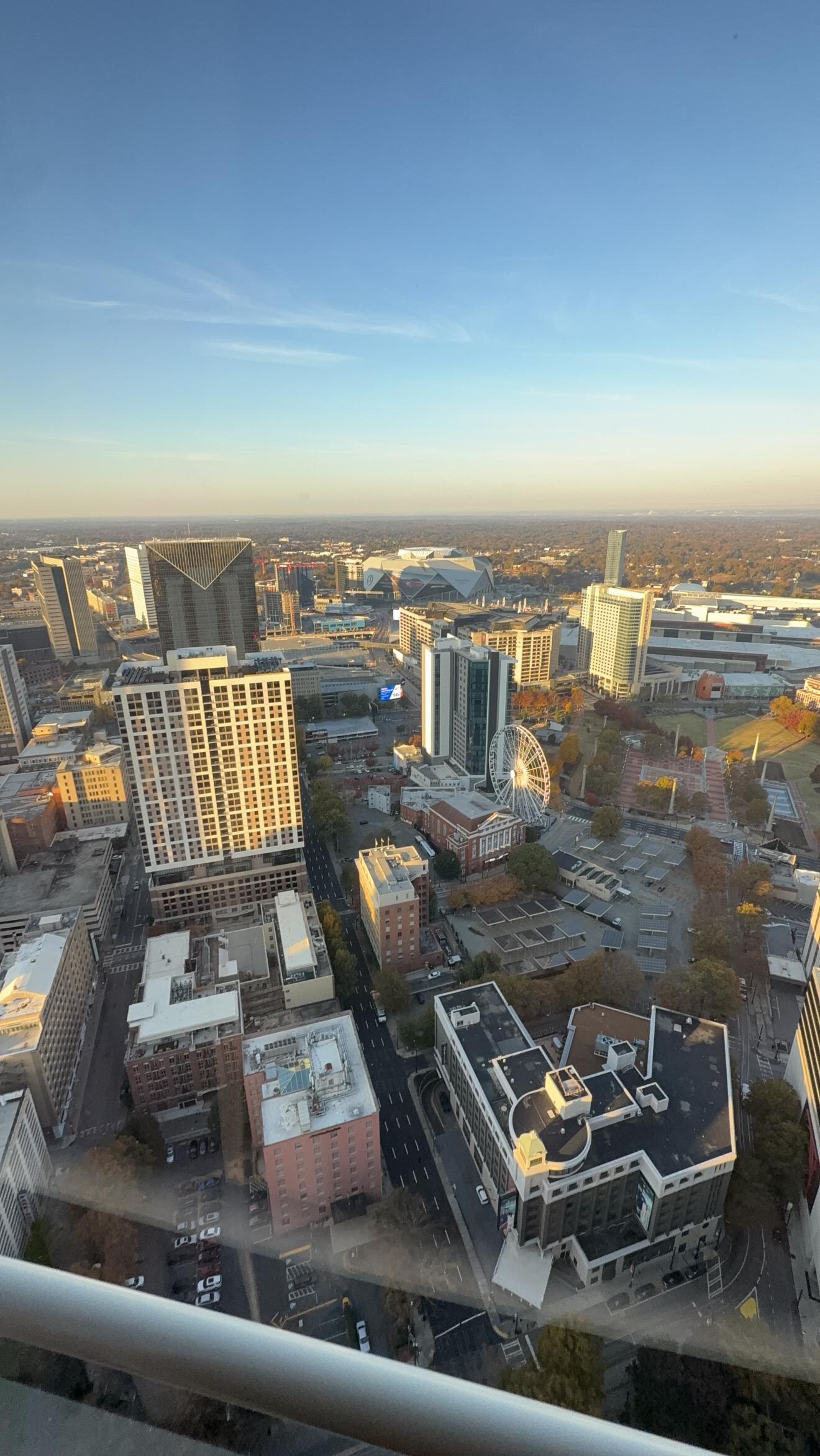 Views from the 54th floor.